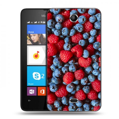 Дизайнерский силиконовый чехол для Microsoft Lumia 430 Dual SIM Ягоды