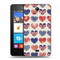 Дизайнерский силиконовый чехол для Microsoft Lumia 430 Dual SIM British love