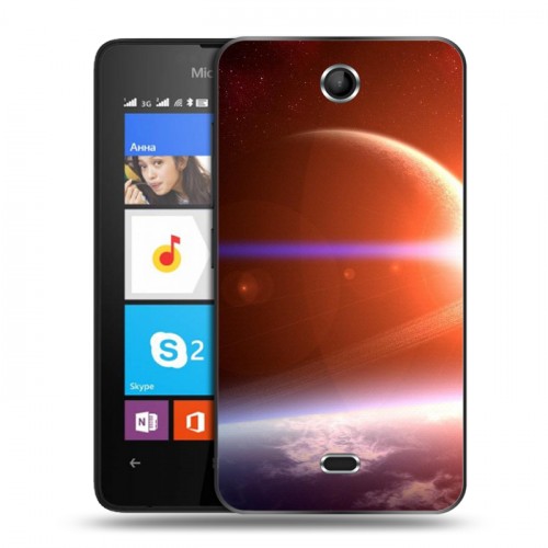 Дизайнерский силиконовый чехол для Microsoft Lumia 430 Dual SIM Планеты