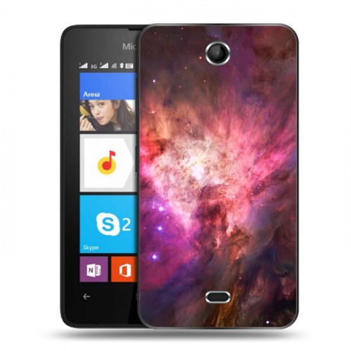 Дизайнерский силиконовый чехол для Microsoft Lumia 430 Dual SIM Тайны космоса