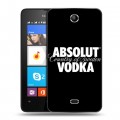 Дизайнерский силиконовый чехол для Microsoft Lumia 430 Dual SIM Absolut