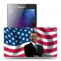 Дизайнерский силиконовый чехол для Lenovo Tab 2 A7-30 Барак Обама