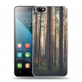 Дизайнерский пластиковый чехол для Huawei Honor 4X лес