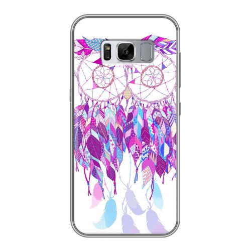 Дизайнерский силиконовый чехол для Samsung Galaxy S8 Plus Совиные ловцы снов