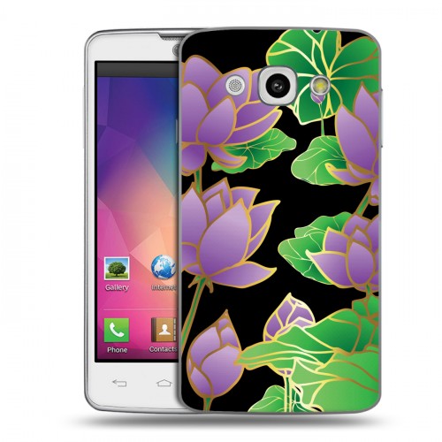 Дизайнерский пластиковый чехол для LG L60 Люксовые цветы