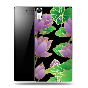 Дизайнерский силиконовый чехол для Lenovo Vibe Shot Люксовые цветы (на заказ)