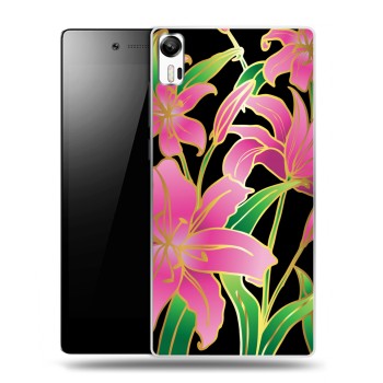 Дизайнерский силиконовый чехол для Lenovo Vibe Shot Люксовые цветы (на заказ)