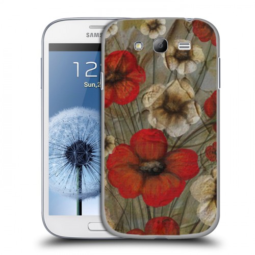 Дизайнерский пластиковый чехол для Samsung Galaxy Grand Цветочная ностальгия