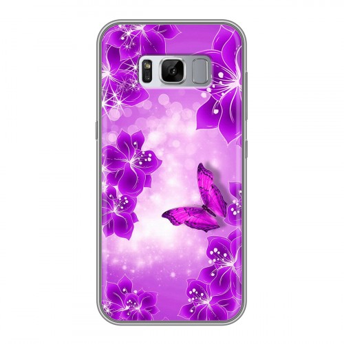 Дизайнерский силиконовый чехол для Samsung Galaxy S8 Plus Бабочки