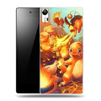 Дизайнерский силиконовый чехол для Lenovo Vibe Shot Pokemon Go (на заказ)