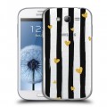 Полупрозрачный дизайнерский пластиковый чехол для Samsung Galaxy Grand Стильные сердца
