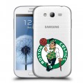 Полупрозрачный дизайнерский пластиковый чехол для Samsung Galaxy Grand НБА
