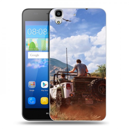 Дизайнерский пластиковый чехол для Huawei Y6 Uncharted
