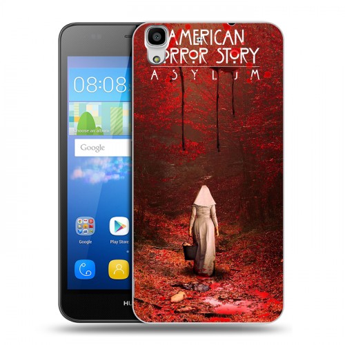 Дизайнерский пластиковый чехол для Huawei Y6 Американская История Ужасов