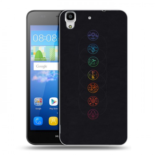 Дизайнерский пластиковый чехол для Huawei Y6 Coldplay