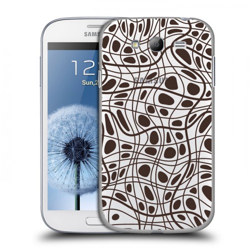 Полупрозрачный дизайнерский пластиковый чехол для Samsung Galaxy Grand Абстракции