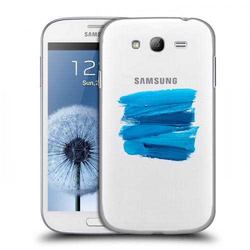 Полупрозрачный дизайнерский пластиковый чехол для Samsung Galaxy Grand Абстракции