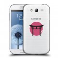 Полупрозрачный дизайнерский пластиковый чехол для Samsung Galaxy Grand Прозрачная япония