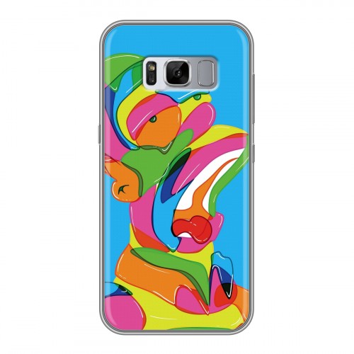 Дизайнерский силиконовый чехол для Samsung Galaxy S8 Plus Симпсоны