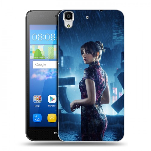 Дизайнерский пластиковый чехол для Huawei Y6 Бегущий по лезвию 2049