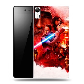 Дизайнерский силиконовый чехол для Lenovo Vibe Shot Star Wars : The Last Jedi (на заказ)