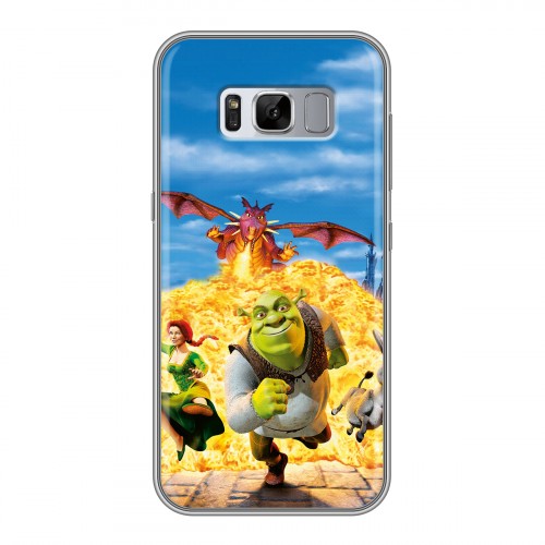 Дизайнерский силиконовый чехол для Samsung Galaxy S8 Plus Шрек