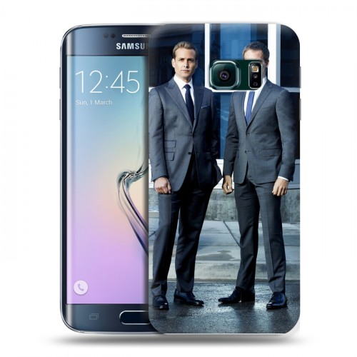 Дизайнерский пластиковый чехол для Samsung Galaxy S6 Edge Форс - мажоры