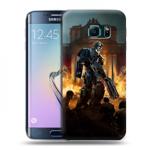 Дизайнерский силиконовый чехол для Samsung Galaxy S6 Edge Трансформеры