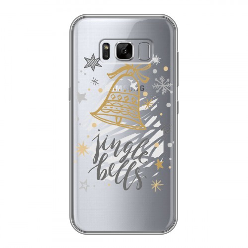 Полупрозрачный дизайнерский пластиковый чехол для Samsung Galaxy S8 Plus Новый год