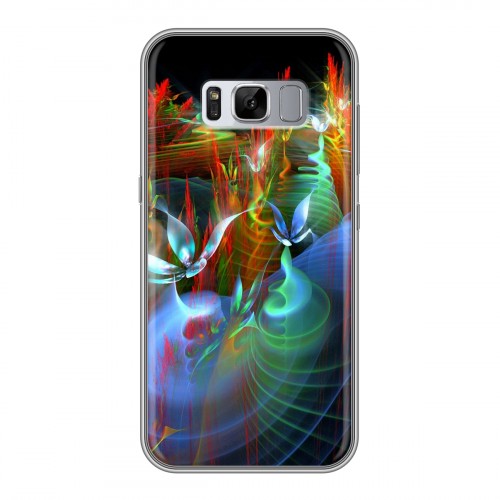 Дизайнерский силиконовый чехол для Samsung Galaxy S8 Plus Абстракции Фрактал