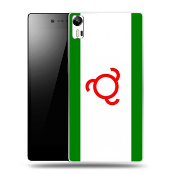 Дизайнерский силиконовый чехол для Lenovo Vibe Shot флаг ингушетии (на заказ)