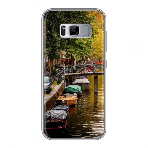 Дизайнерский силиконовый чехол для Samsung Galaxy S8 Plus амстердам