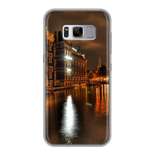 Дизайнерский силиконовый чехол для Samsung Galaxy S8 Plus амстердам