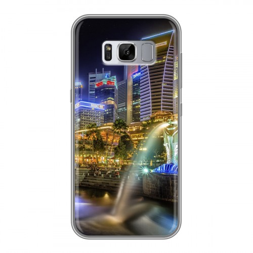 Дизайнерский силиконовый чехол для Samsung Galaxy S8 Plus Сингапур