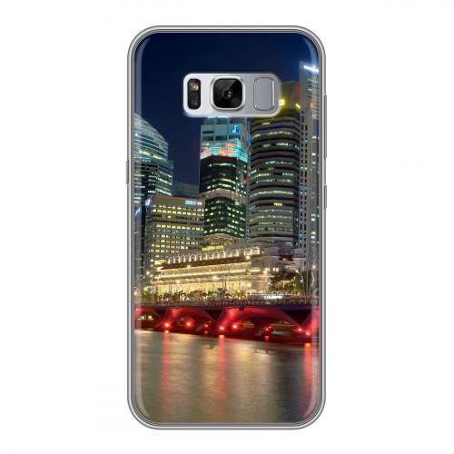 Дизайнерский силиконовый чехол для Samsung Galaxy S8 Plus Сингапур