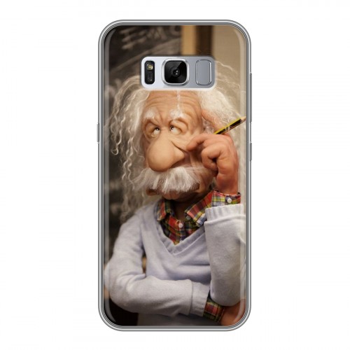 Дизайнерский силиконовый чехол для Samsung Galaxy S8 Plus Альберт Эйнштейн