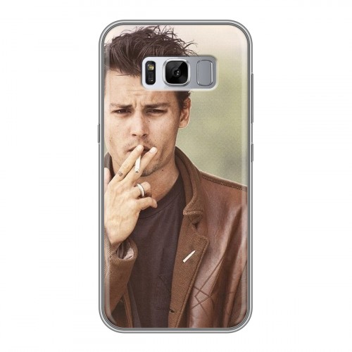 Дизайнерский силиконовый чехол для Samsung Galaxy S8 Plus Джонни Депп