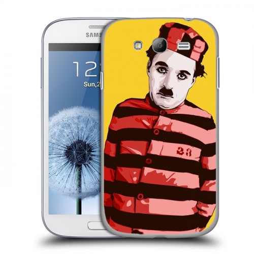 Дизайнерский пластиковый чехол для Samsung Galaxy Grand Чарли Чаплин 