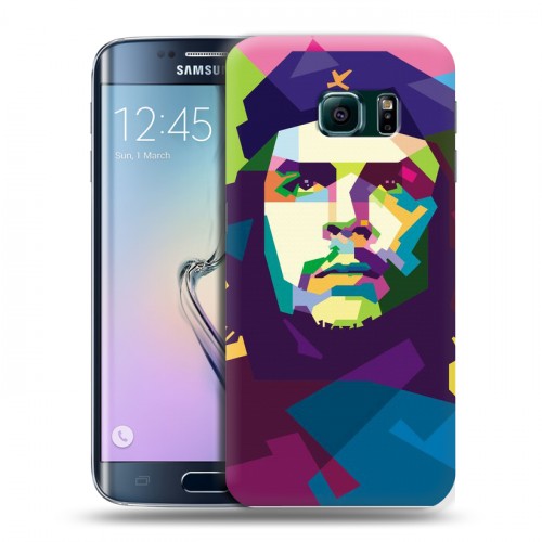 Дизайнерский силиконовый чехол для Samsung Galaxy S6 Edge Че Гевара