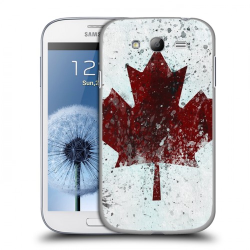 Дизайнерский пластиковый чехол для Samsung Galaxy Grand флаг Канады