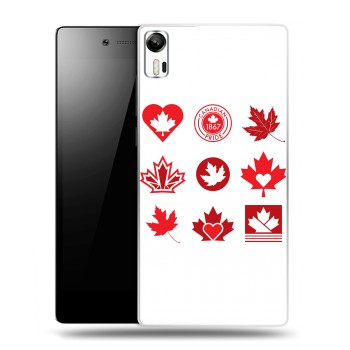 Дизайнерский силиконовый чехол для Lenovo Vibe Shot Флаг Канады (на заказ)