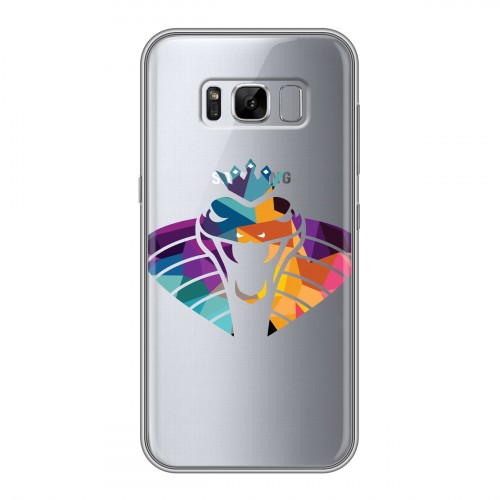 Полупрозрачный дизайнерский пластиковый чехол для Samsung Galaxy S8 Plus Прозрачные змеи