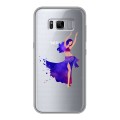 Полупрозрачный дизайнерский пластиковый чехол для Samsung Galaxy S8 Plus Прозрачные танцоры 