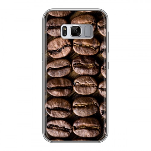 Дизайнерский силиконовый чехол для Samsung Galaxy S8 Plus кофе