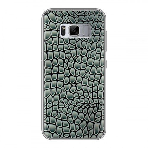 Дизайнерский силиконовый чехол для Samsung Galaxy S8 Plus Кожа змей