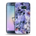 Дизайнерский пластиковый чехол для Samsung Galaxy S6 Edge Мрамор текстура