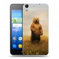 Дизайнерский пластиковый чехол для Huawei Y6 Медведи