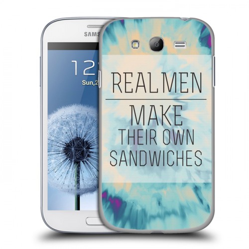 Дизайнерский пластиковый чехол для Samsung Galaxy Grand Соц арт