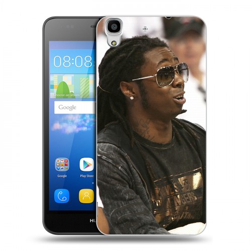 Дизайнерский пластиковый чехол для Huawei Y6 Lil Wayne