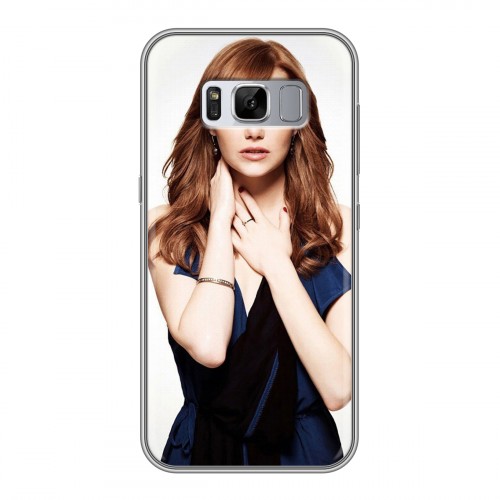 Дизайнерский силиконовый чехол для Samsung Galaxy S8 Plus Эмма Стоун